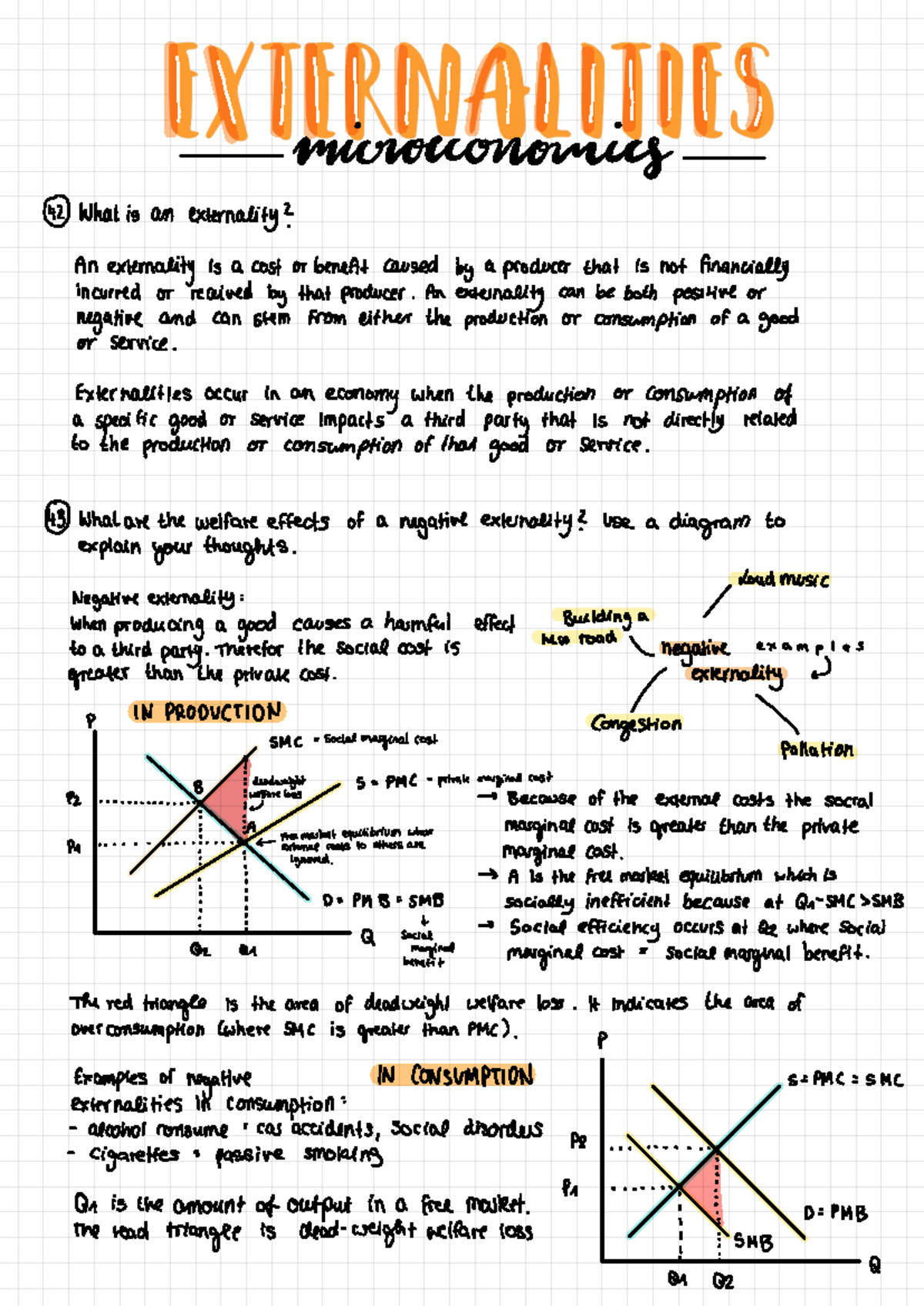 Microeconomics 101: Understanding Externalities and Their Impact - Studocu