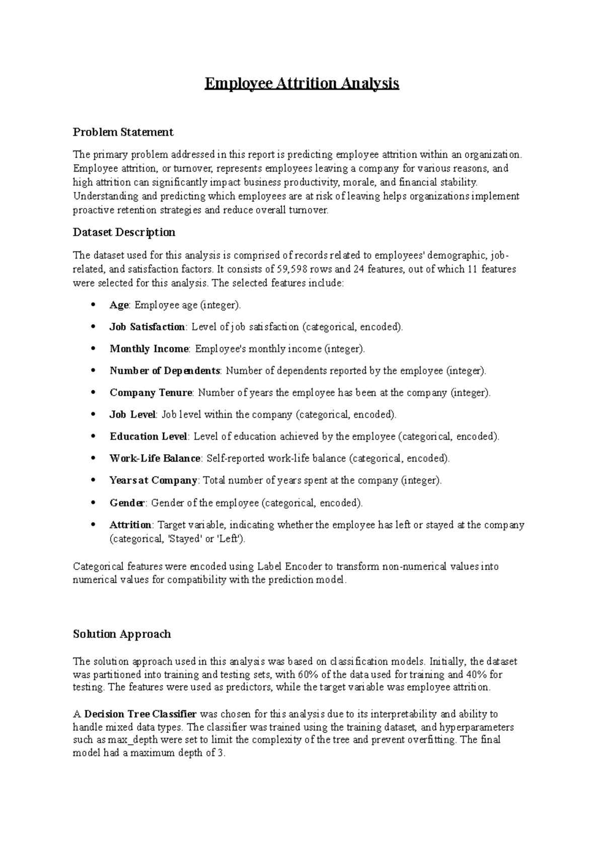 Employee Attrition Analysis - Employee Attrition Analysis Problem ...