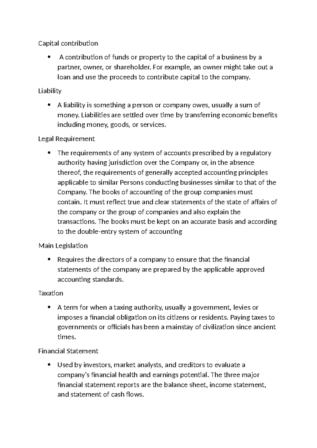 ACC - ACC117 Capital Contribution, Liabilities, and Financial ...