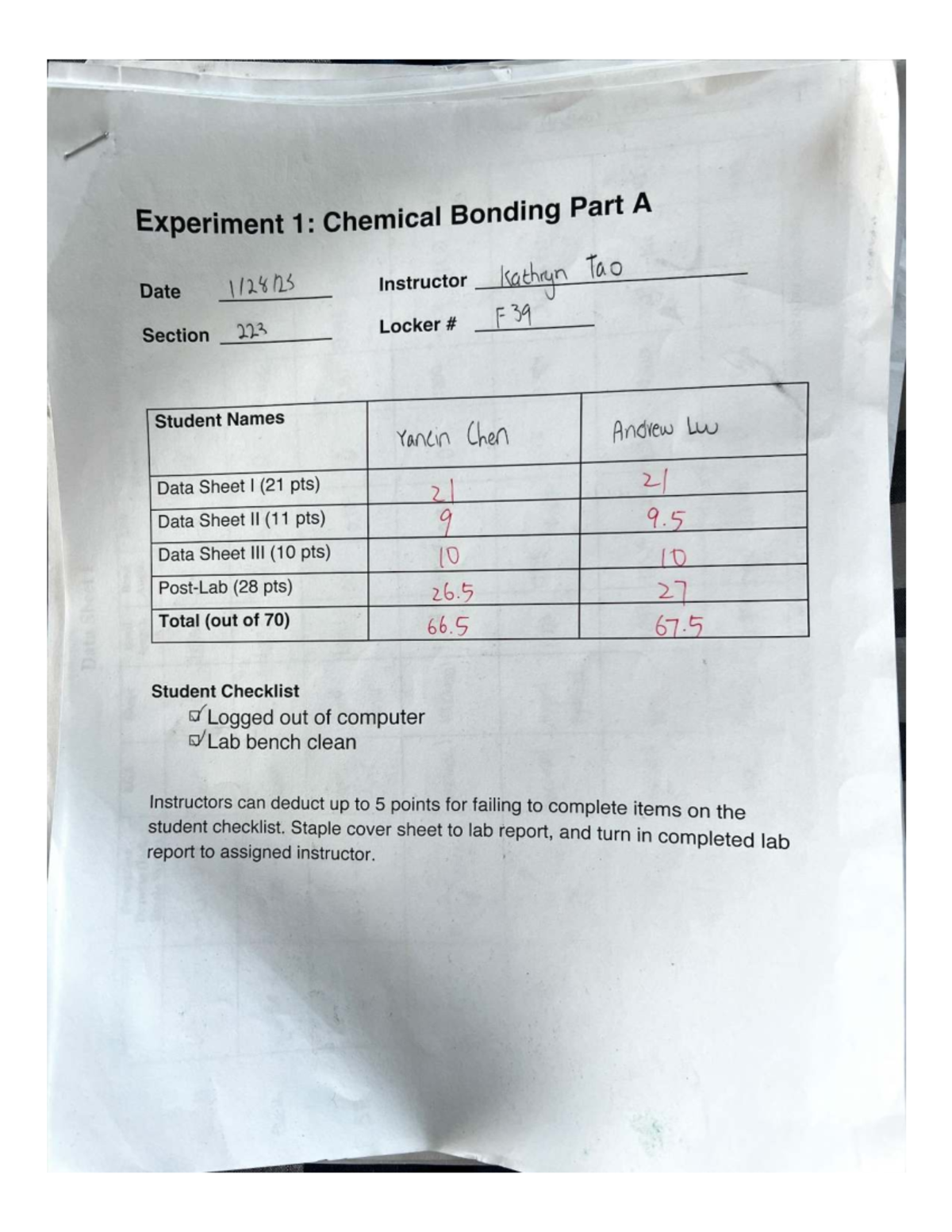 Chemical Bonding Experiments: Lab Report CHENM_IIA - Studocu