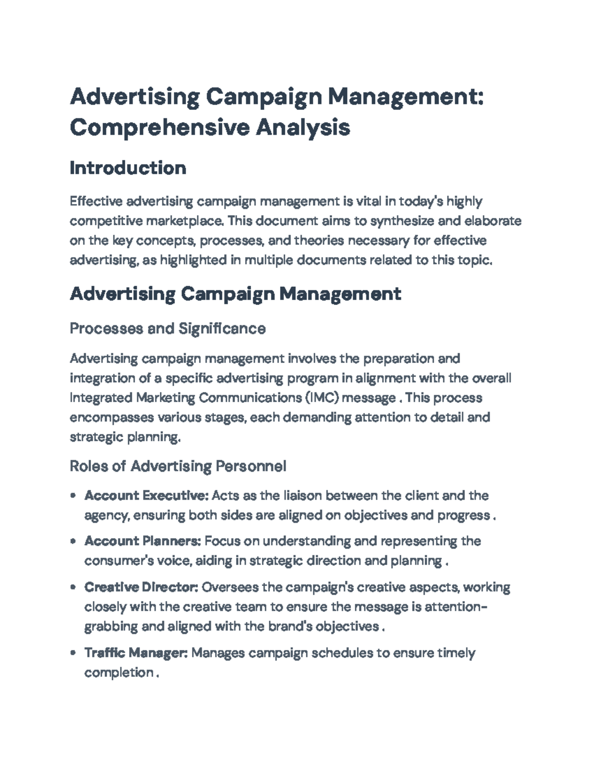 Advertising Campaign Management Strategies - Comprehensive Guide ...