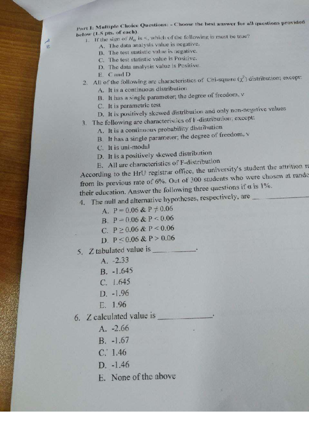 Statistics II Final Exam Questions and Hypothesis Testing Guide - Studocu