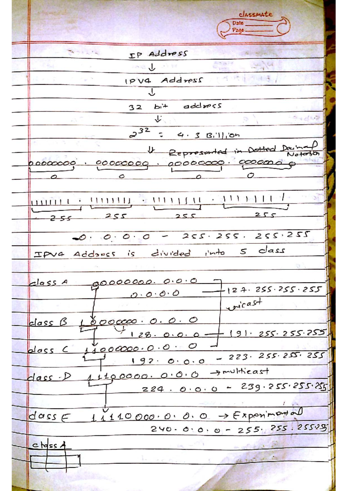 IP Addressing and Subnetting Concepts - CN Class Numericals - Studocu