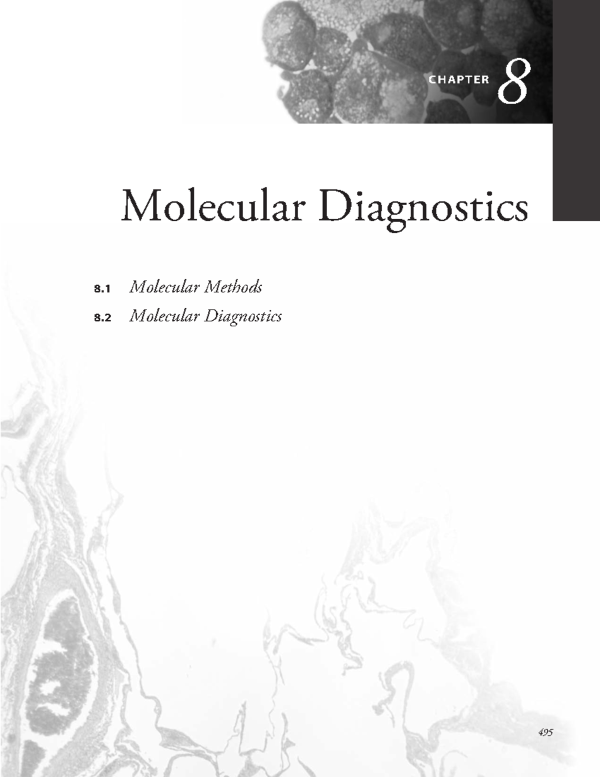CHAPTER 8 Molecular Diagnostics: Key Concepts and Methods - Studocu