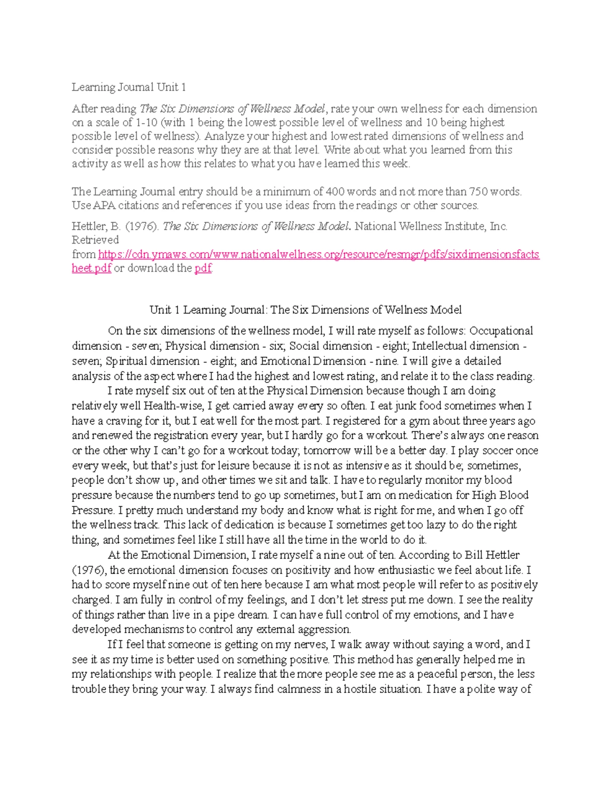 HS 2212 Infectious Diseases Learning Journal: Unit 1 Analysis - Studocu