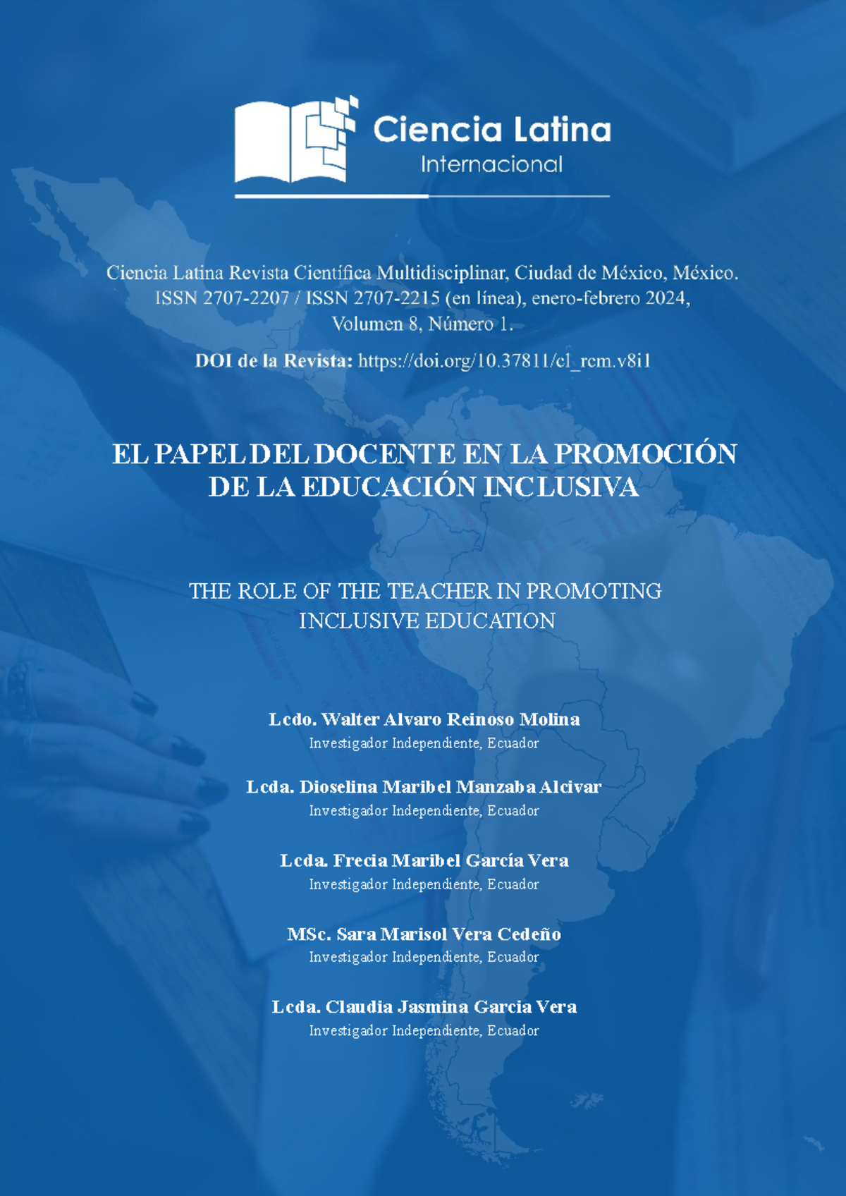 El Papel del Docente en la Promoción de la Educación Inclusiva: Un ...