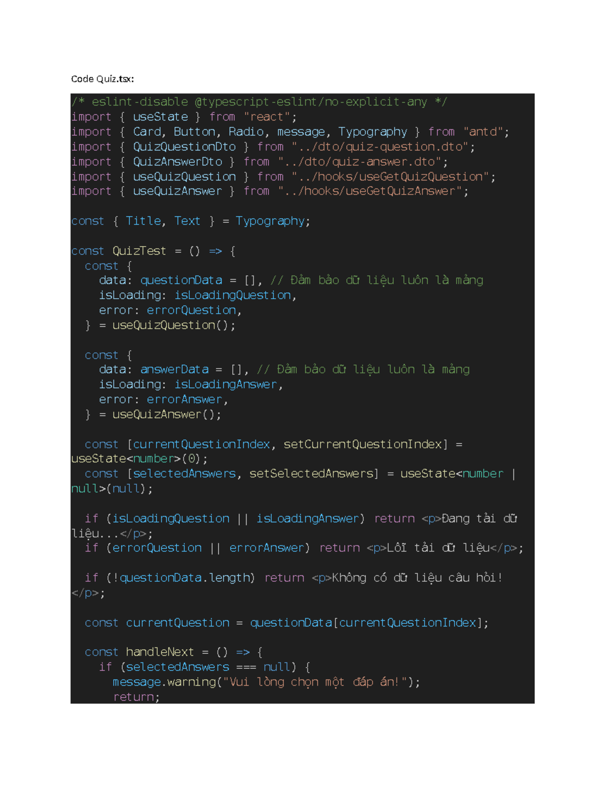 Code SWPluutam - Code Quiz for Skin Type Analysis - Studocu