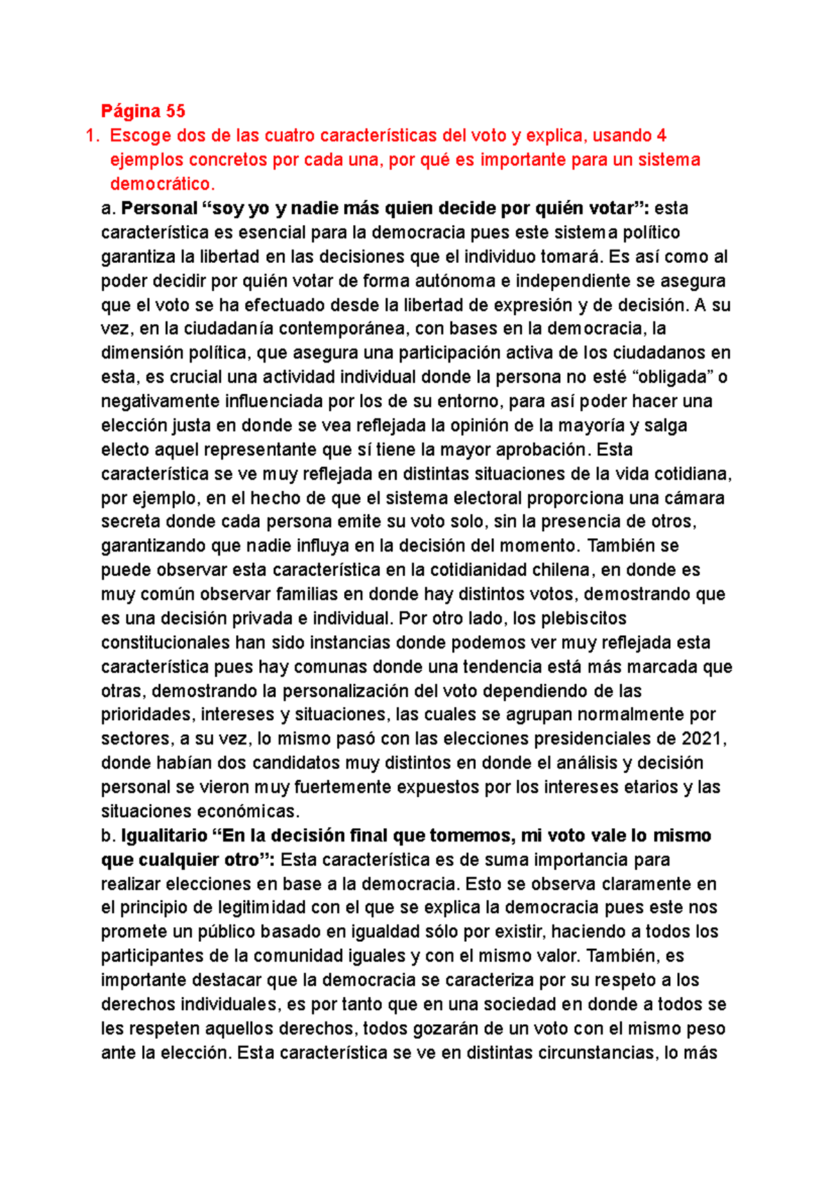 Educación Ciudadana: Importancia del Voto en Democracia - Studocu