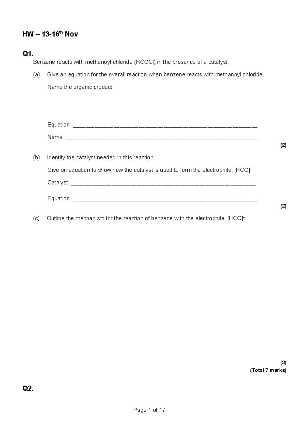 Yr 13 HW - Maths: Integration, Differentiation & More Questions - Studocu