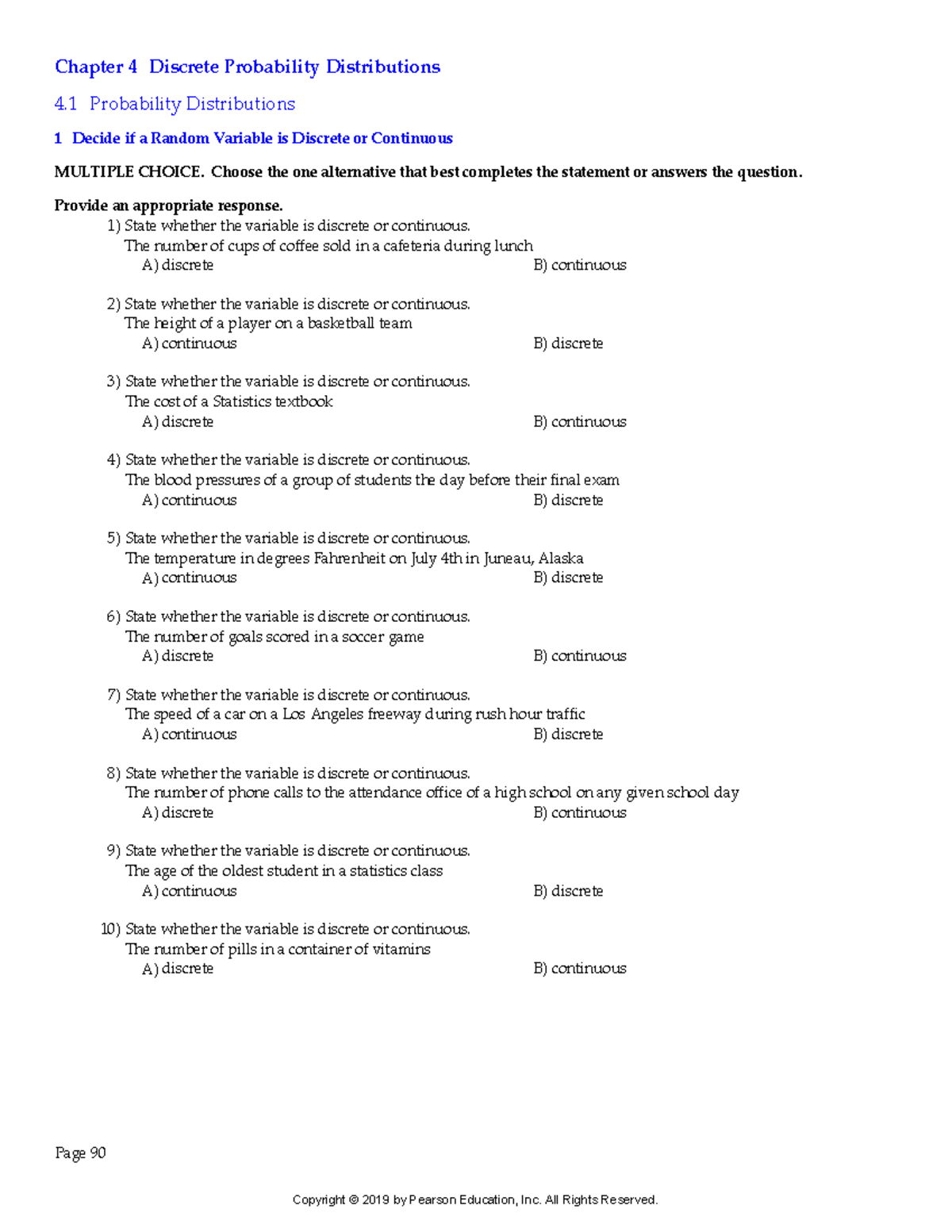 Les7e ptb 04 - ……… - Chapter 4 Discrete Probability Distributions 4 ...