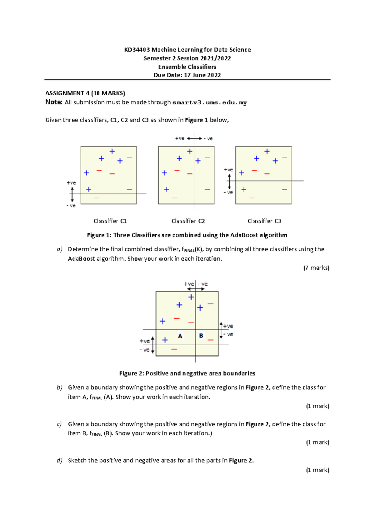 KD34403 Assignment 4 - KD34403 Machine Learning for Data Science ...