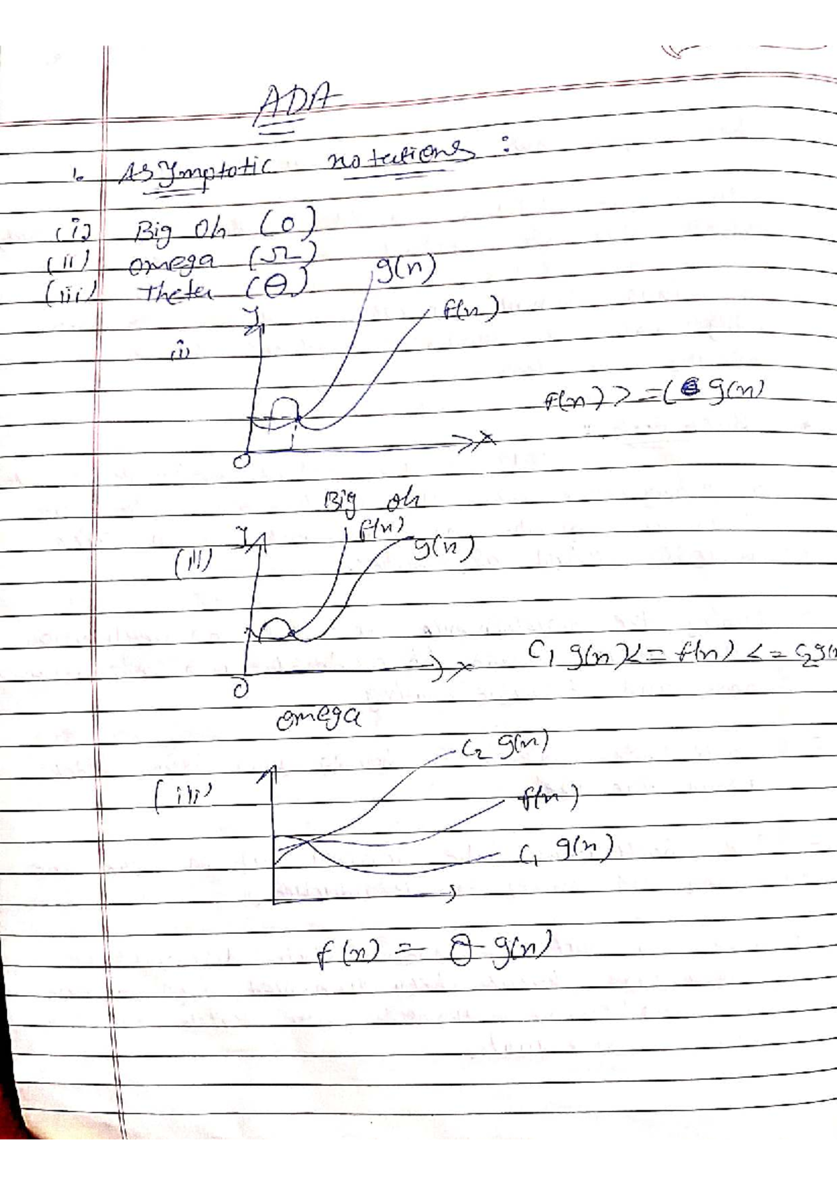 ADA 10: Asymptotic Notations and Sorting Algorithms (Ch 2-3) - Studocu