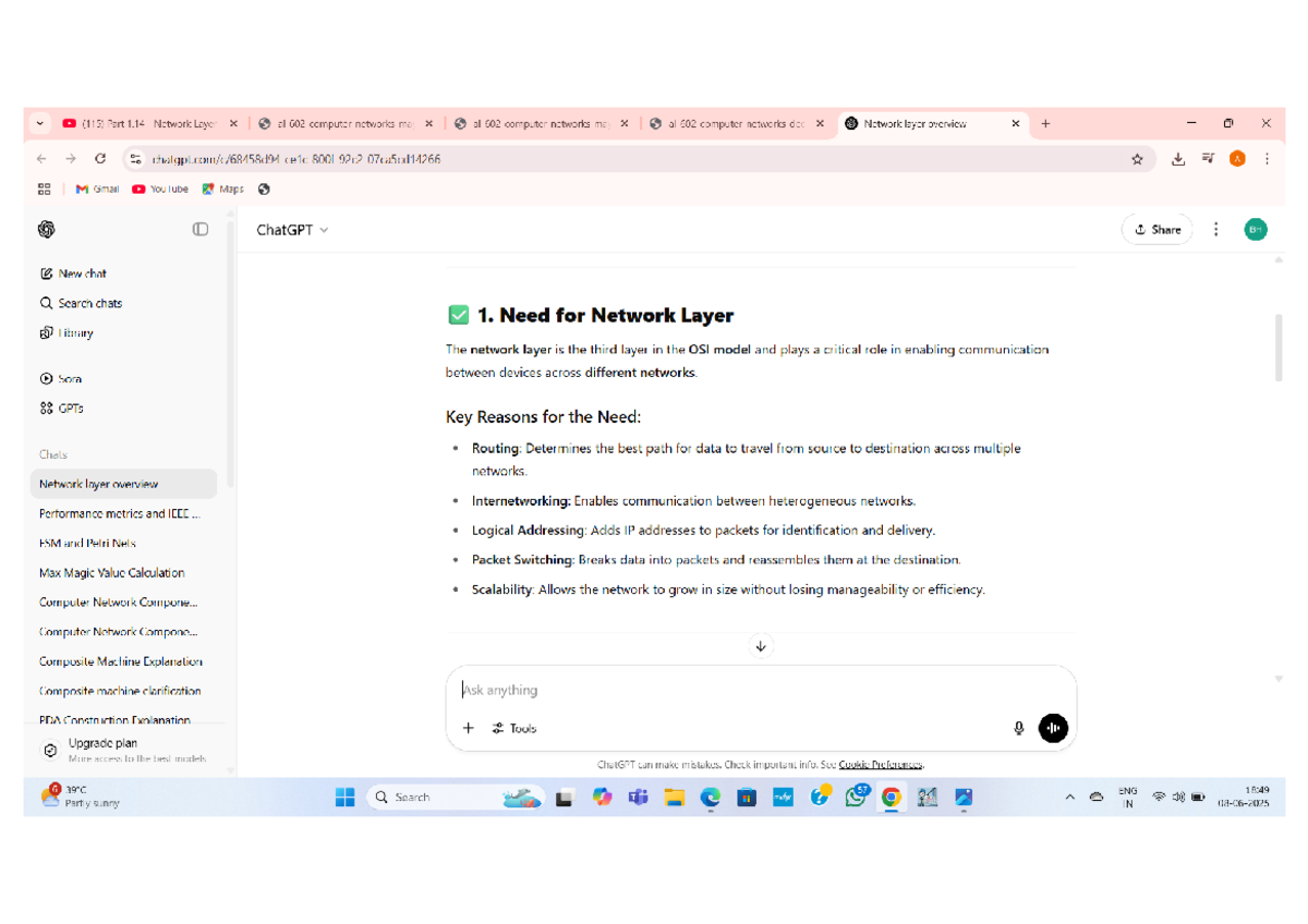 (115) Part 1.14 Network Layer Overview and Services - Studocu
