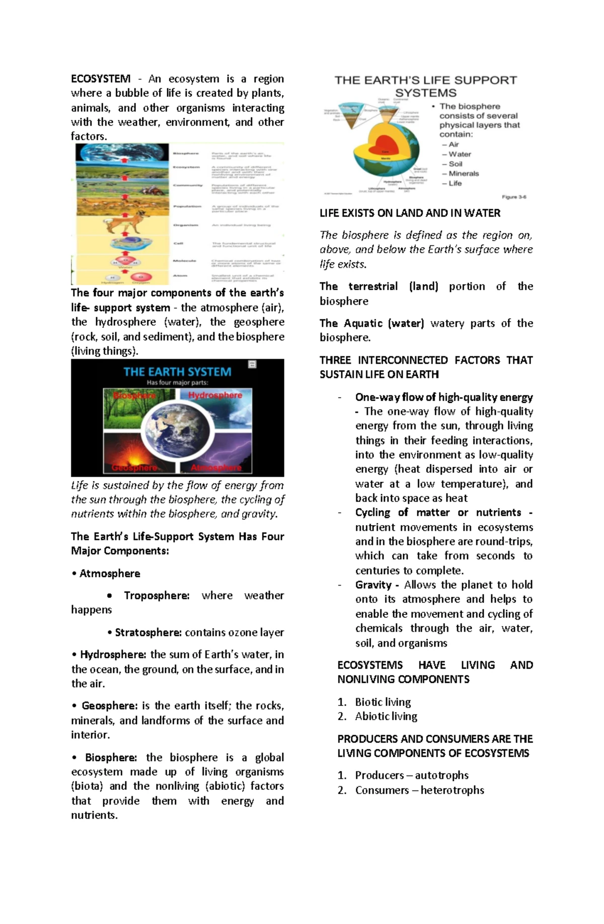 Nature Review: Understanding Ecosystems, Biodiversity, and Conservation ...