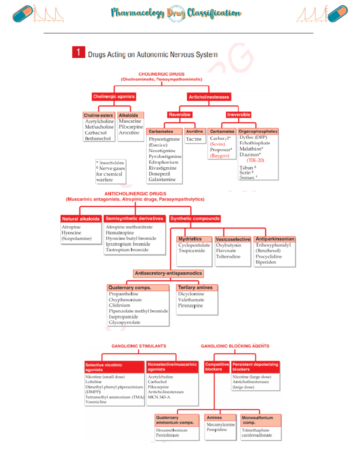 Pharmacology Drug Classifications Overview and Key Concepts ...