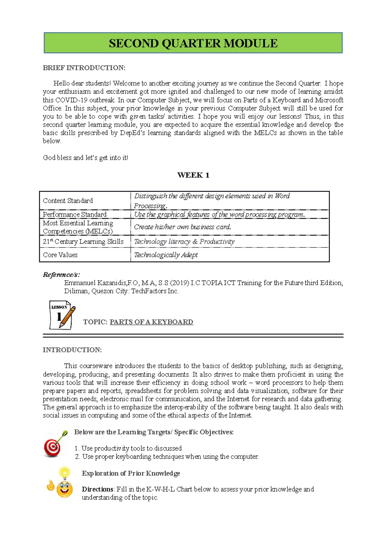 Reflection Paper - Grade: 11 - Arcen Joyce E. Madet St. Dominic de ...