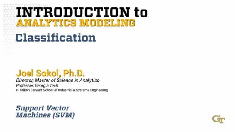 M2 L4 - Lecture Notes on Support Vector Machines Classification - Studocu