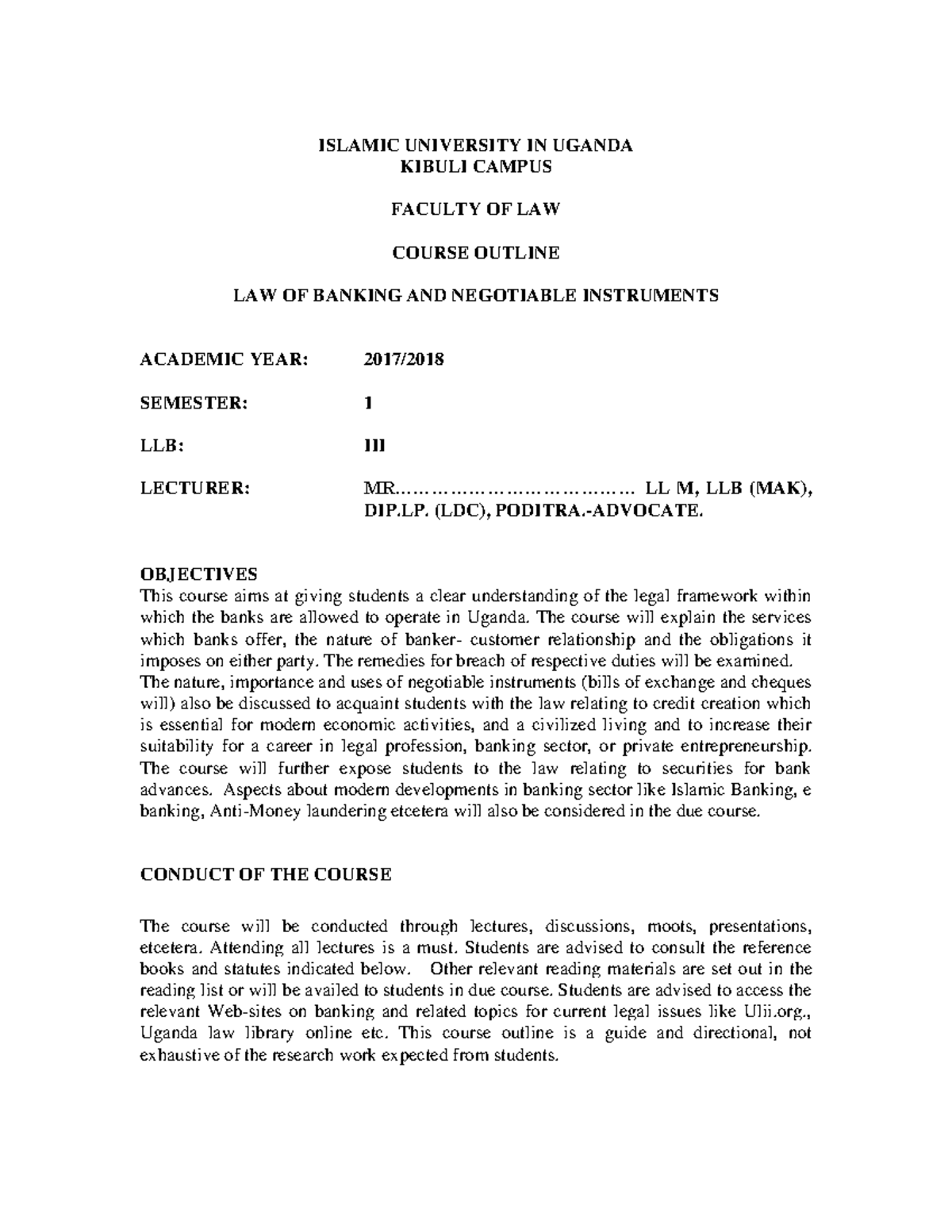 Banking Law Notes - LLB III - Comprehensive Overview of Banking ...