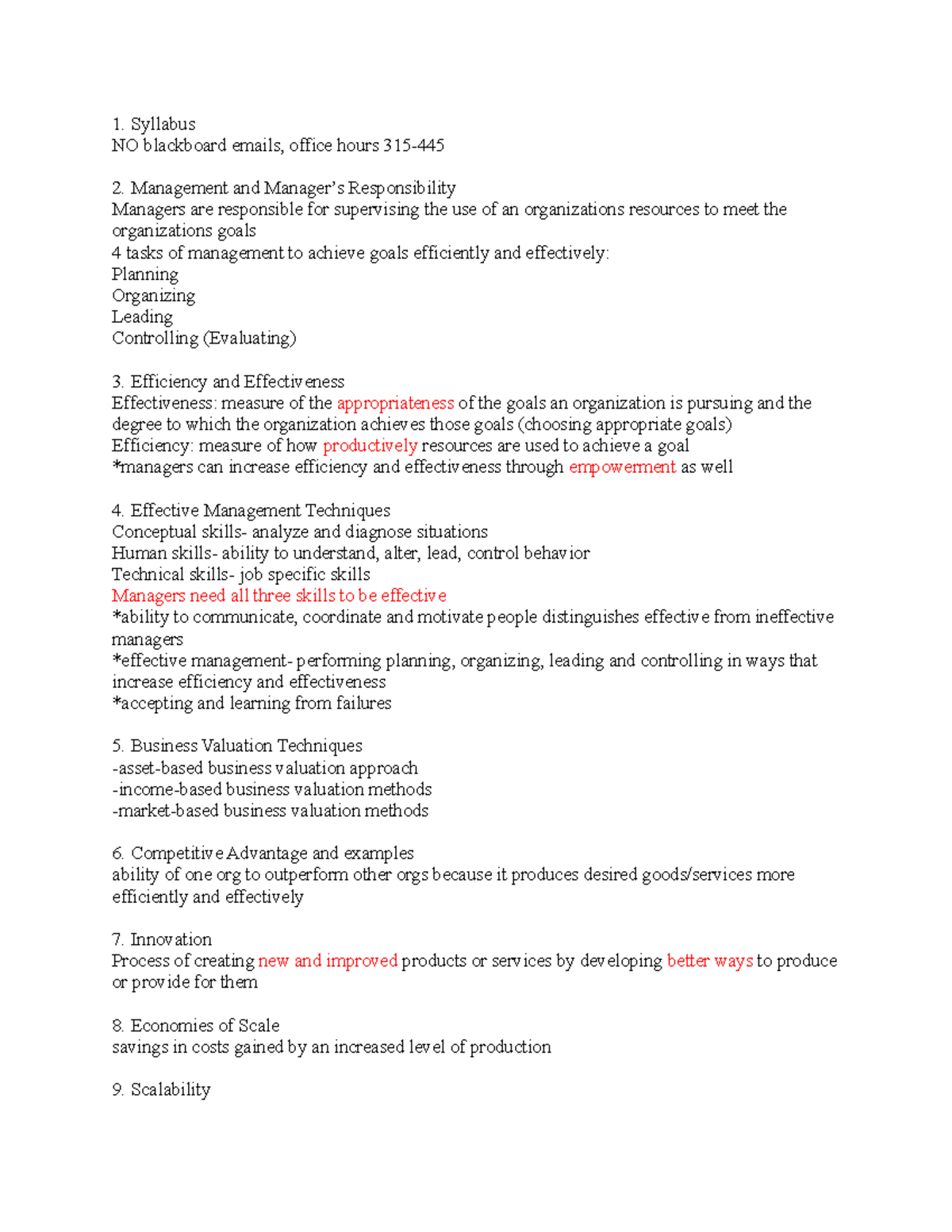 Mgmt 303 Exam 1 Study Guide: Key Concepts and Techniques for Success ...
