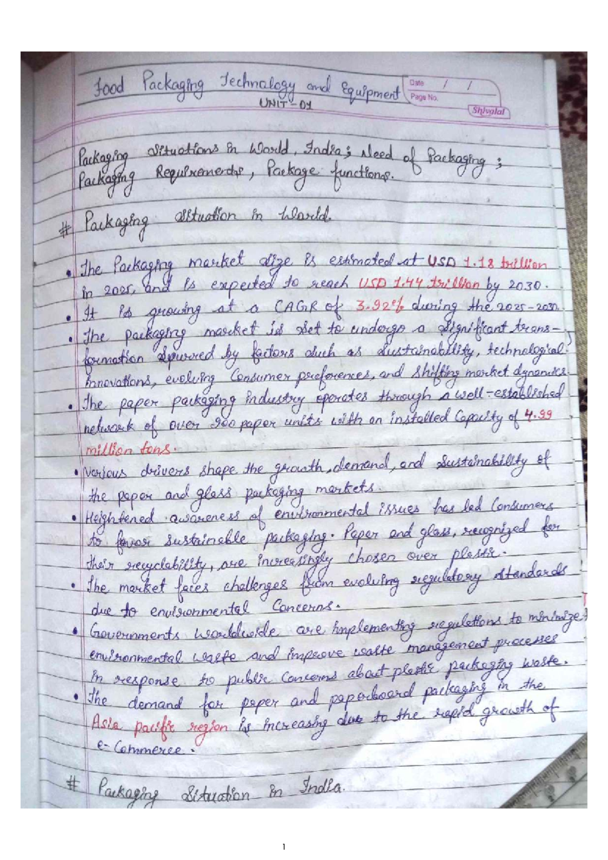 Compressed FPTE - Practical Notes on Food Packaging Tech & Equip - Studocu