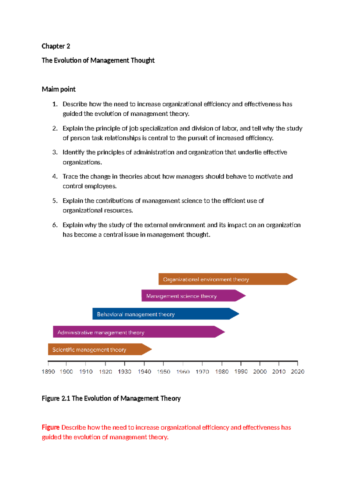 Chapter 02: The Evolution of Management Thought and Efficiency ...