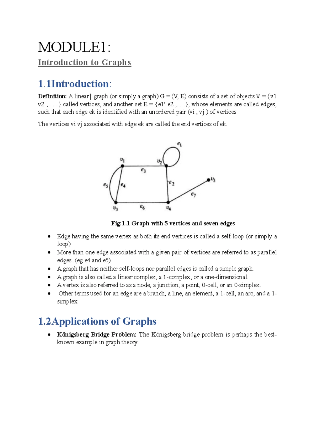 Graph Theory Module-03: Trees, Properties, and Connectivity Concepts ...