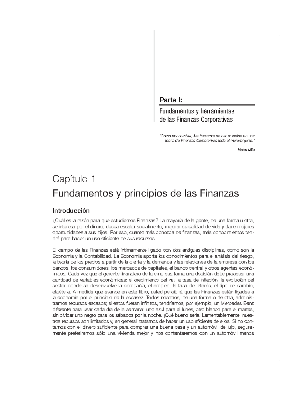 Fundamentos de Finanzas Corporativas - CAP I: Introducción y Principios ...