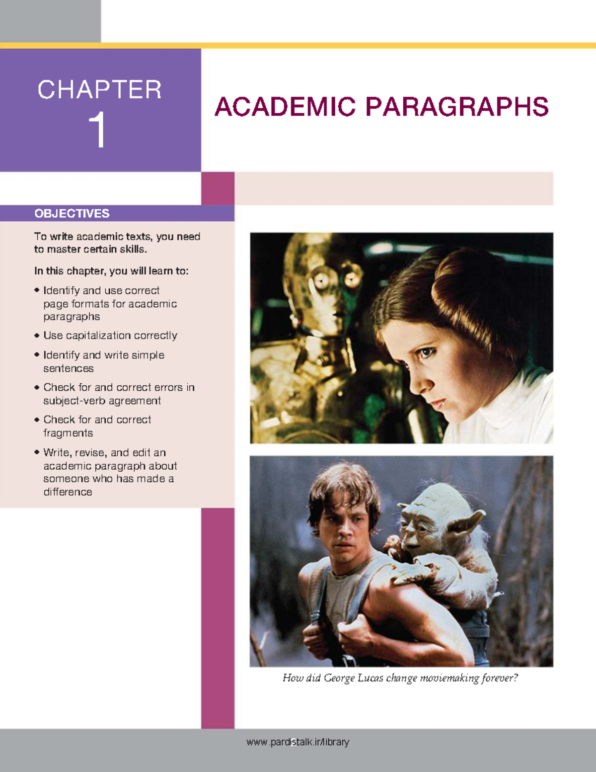 CHAPTER 1: MASTERING ACADEMIC PARAGRAPHS IN ENGLISH 001 - Studocu