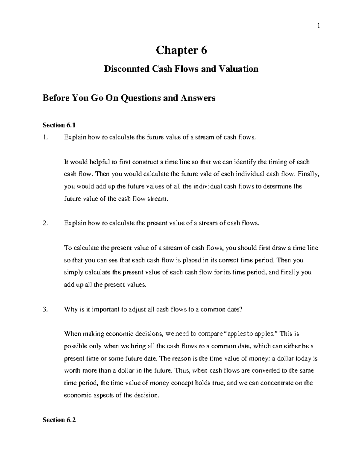 Solutions Manual: Chapter 6 - Discounted Cash Flows and Valuation - Studocu
