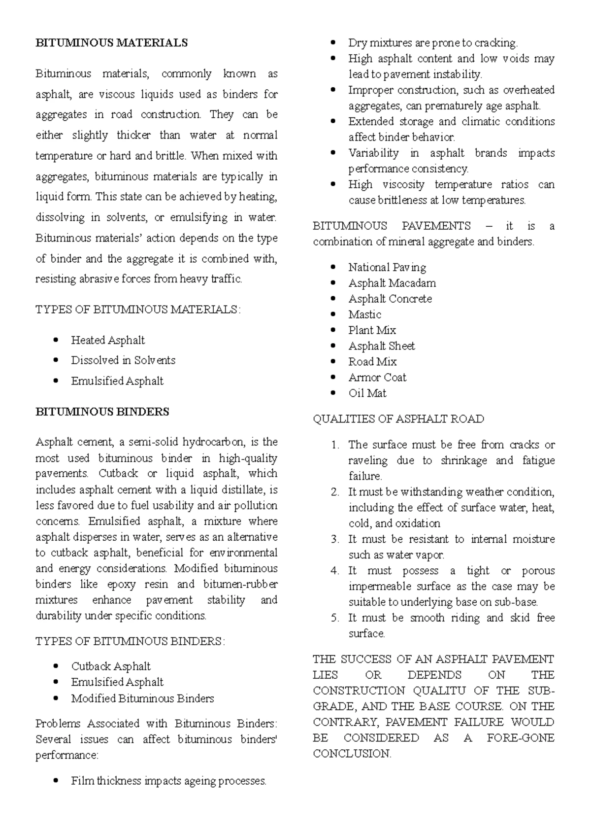 Simple Stress Analysis Notes - ES205: Key Concepts and Problems - Studocu