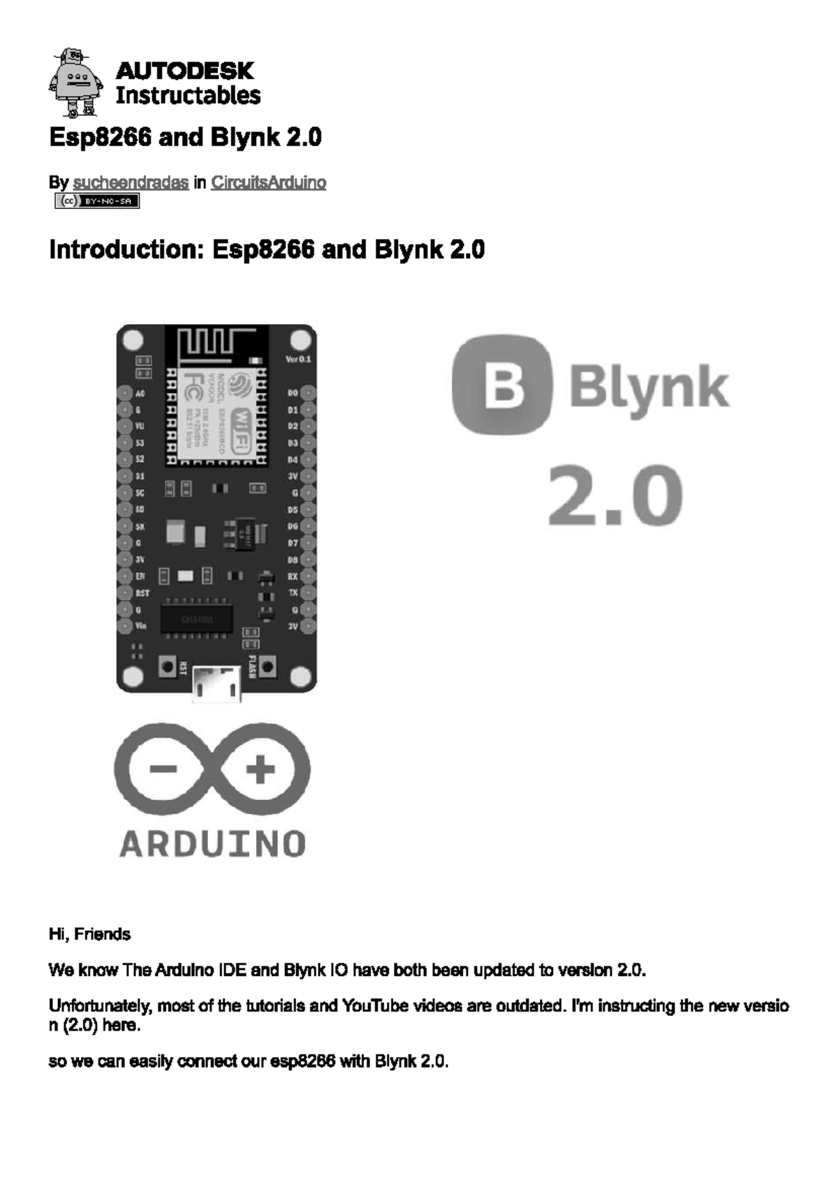 Guide for ESP8266 & Blynk 2: A Complete Setup Tutorial - Studocu