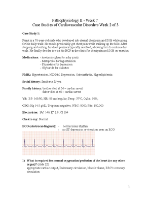 Patho II Week 10 Case Studies - PATHOPHYSIOLOGY 2 NEUROLOGY CASE ...