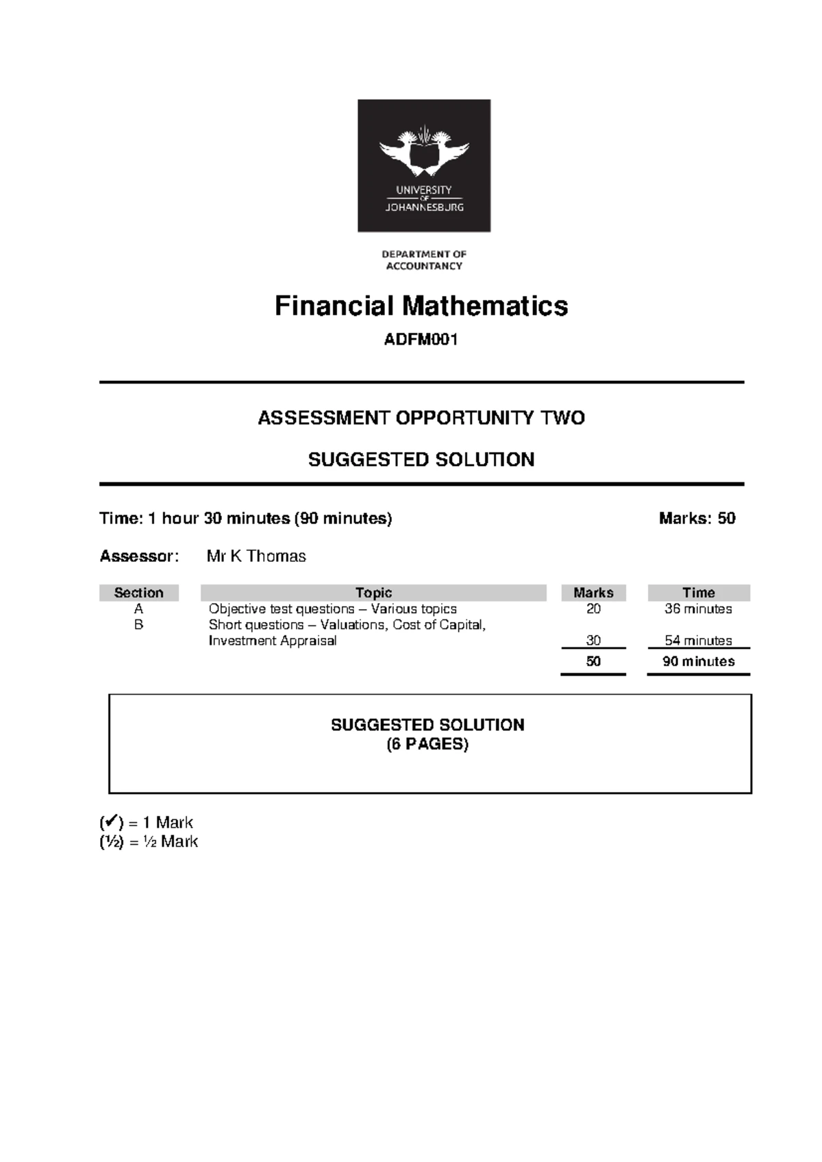 MAT01A1 - Practice Questions and Solutions Review - Studocu