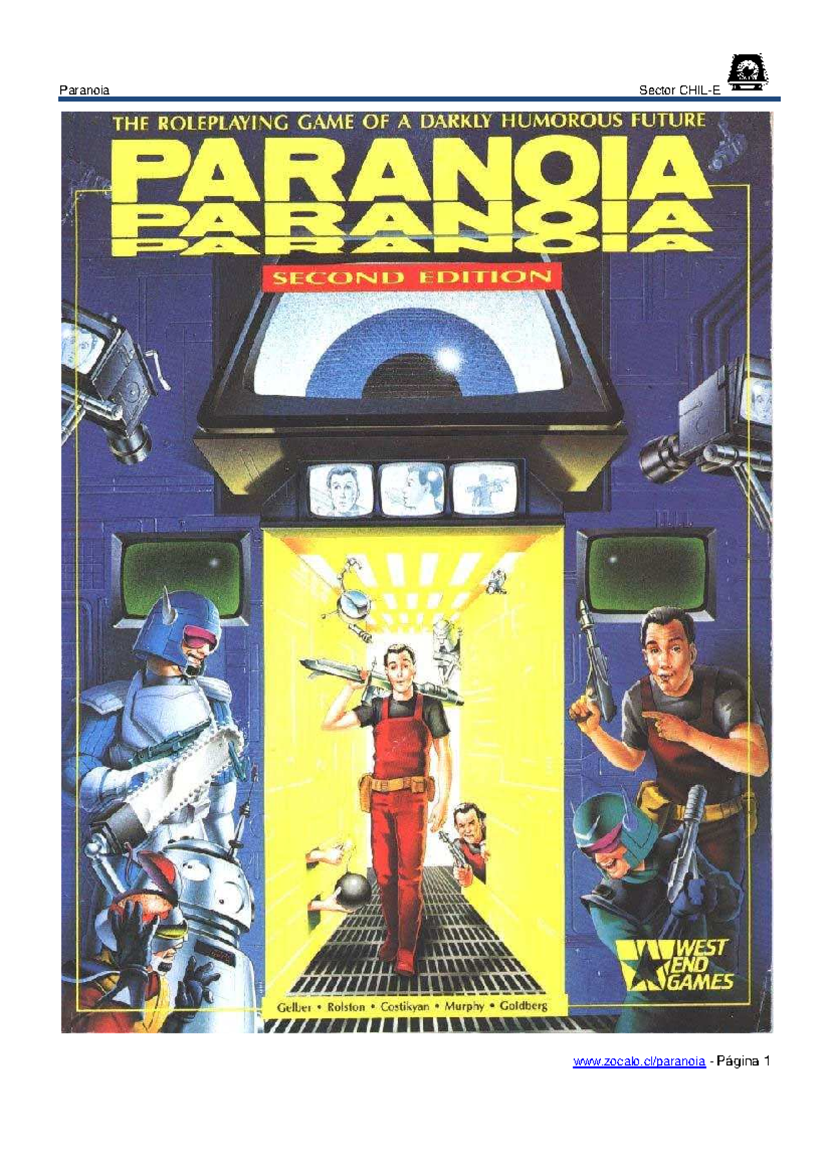 Paranoia Sector: Guía Completa para el Juego de Rol - Studocu