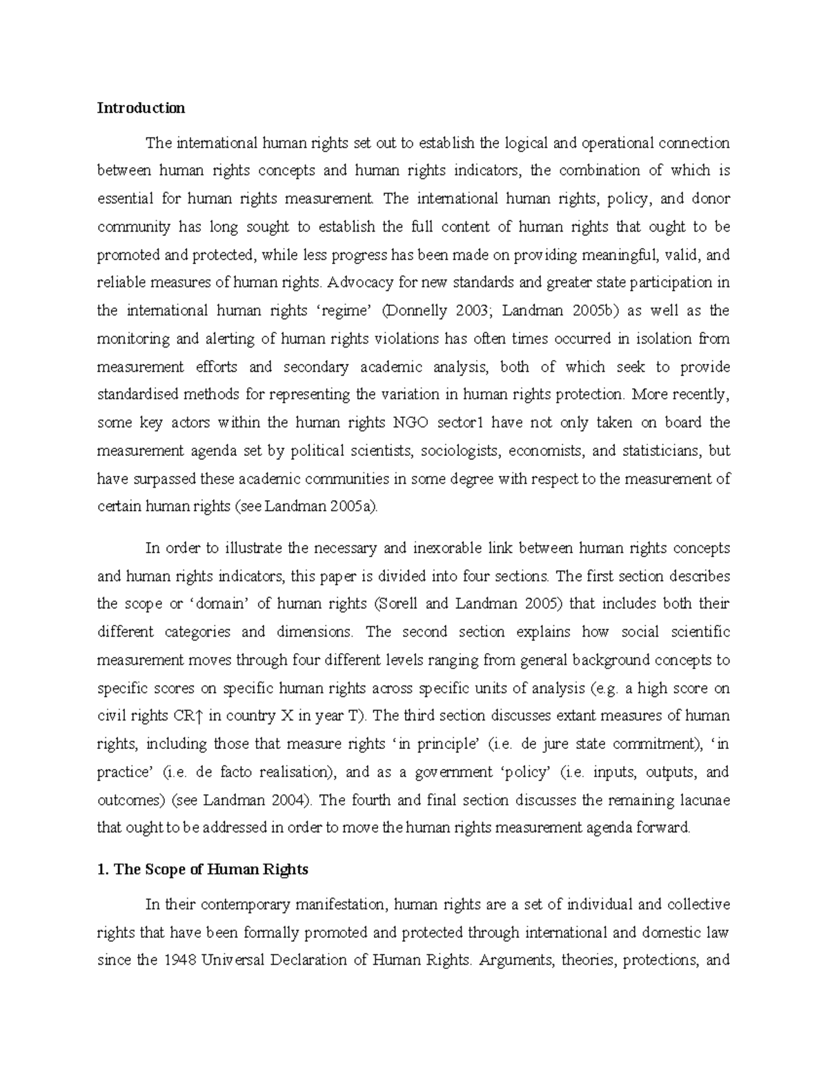 Human Rights - kk444jkj - Introduction The international human rights ...
