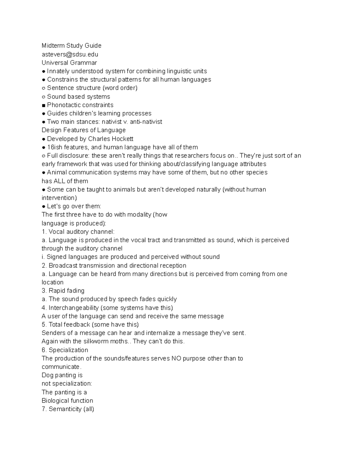Linguistics Midterm Study Guide: Key Concepts & Flashcard Highlights ...