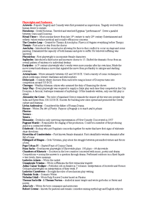 Everyman Play Response - Mauriea Lawrence 6 October 2022 History of ...