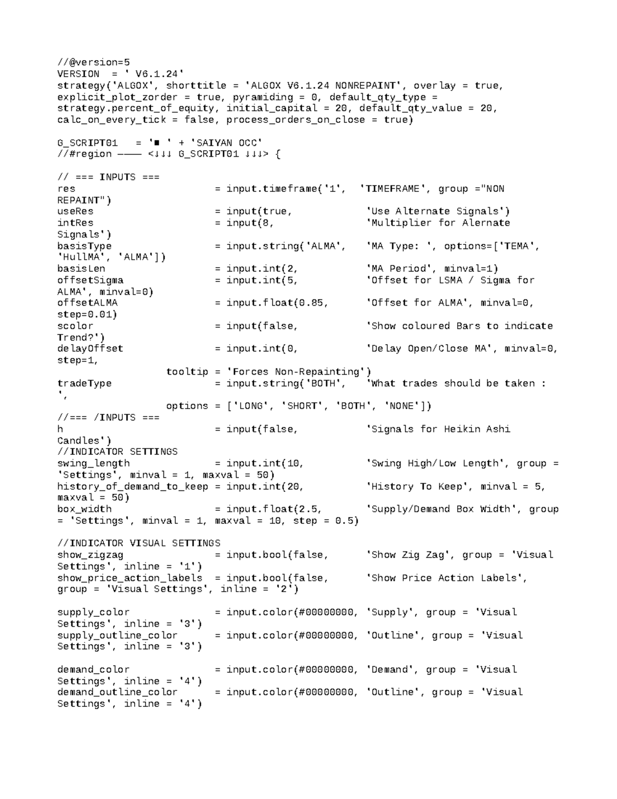Advanced Trading Strategy Script V6.1.24 for Financial Analysis - Studocu