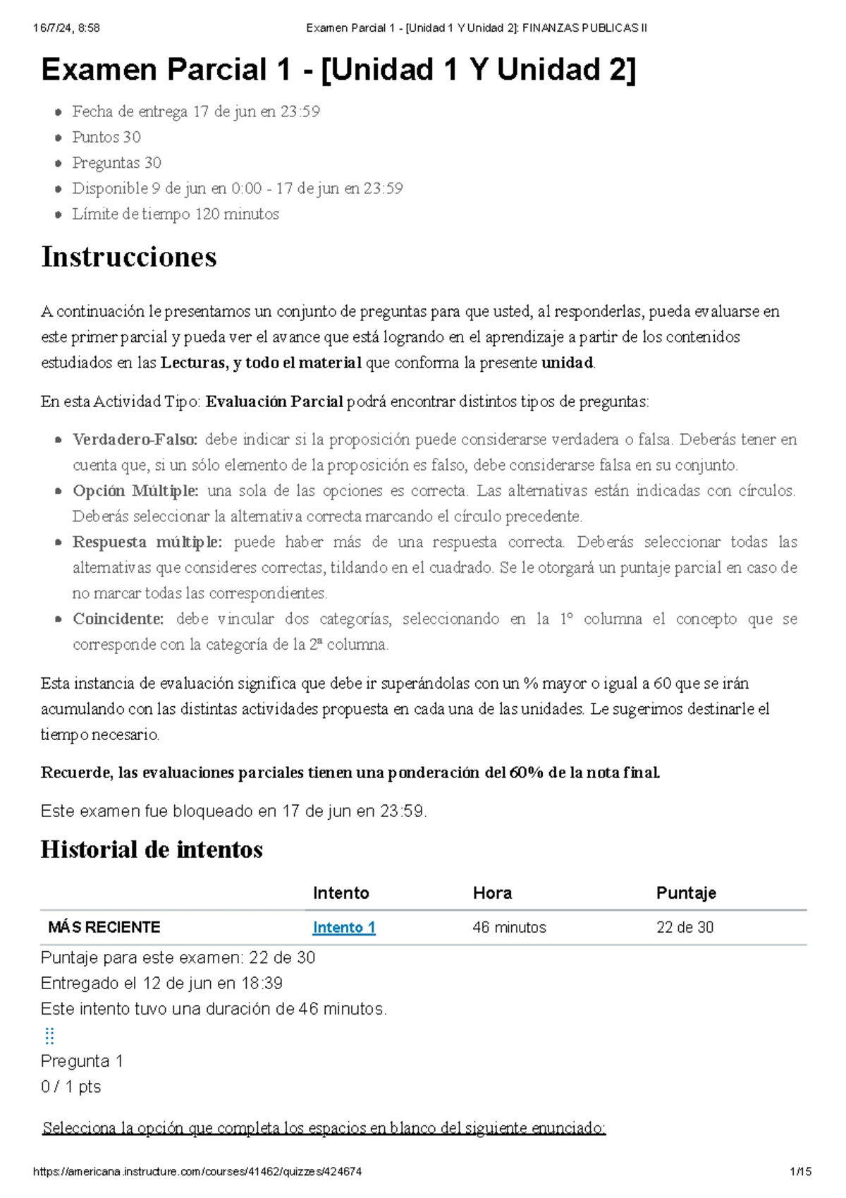 Examen Parcial 1 - [Unidad 1 Y Unidad 2] Macroeconomia II - Examen ...