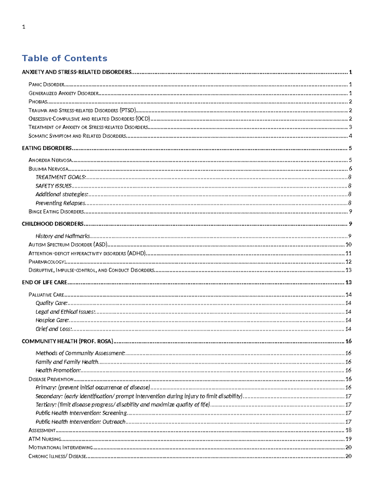 PSYCH 202 - Exam 2 Study Notes on Anxiety, Stress, and Disorders - Studocu