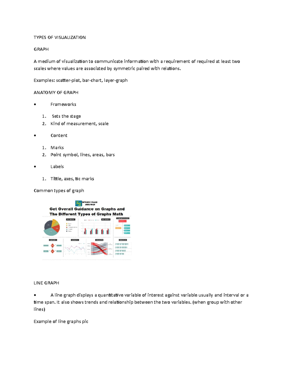 Types OF Visual WPS Office - TYPES OF VISUALIZATION GRAPH A medium of ...