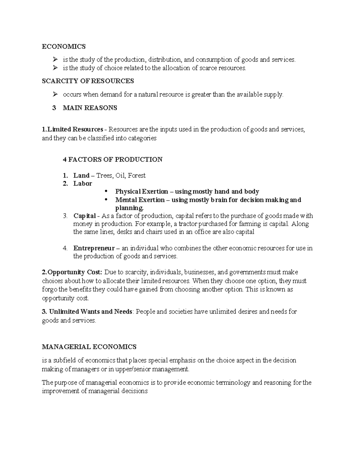 Managerial Economics Overview: Key Concepts and Decision-Making Process ...
