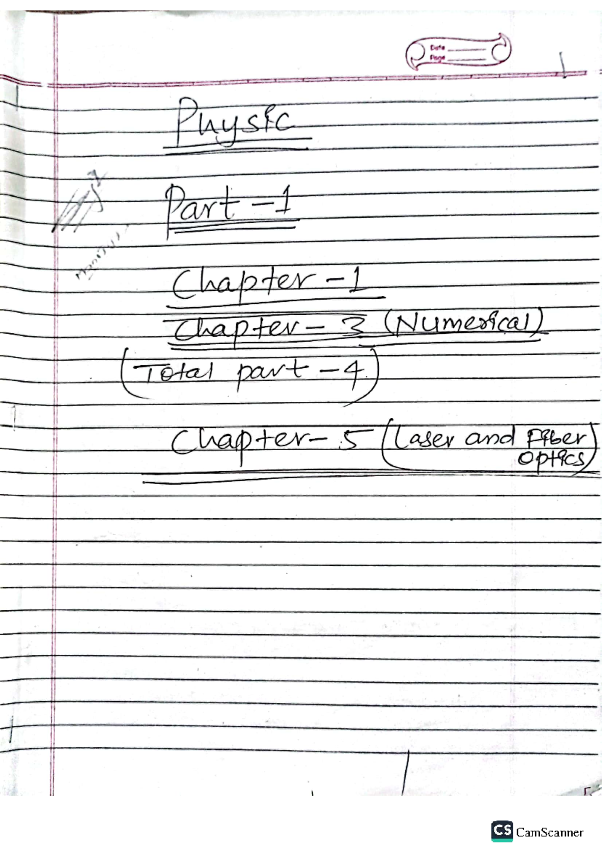 Physics 3 - Numerical Notes on Simple Harmonic Motion and Optics - Studocu