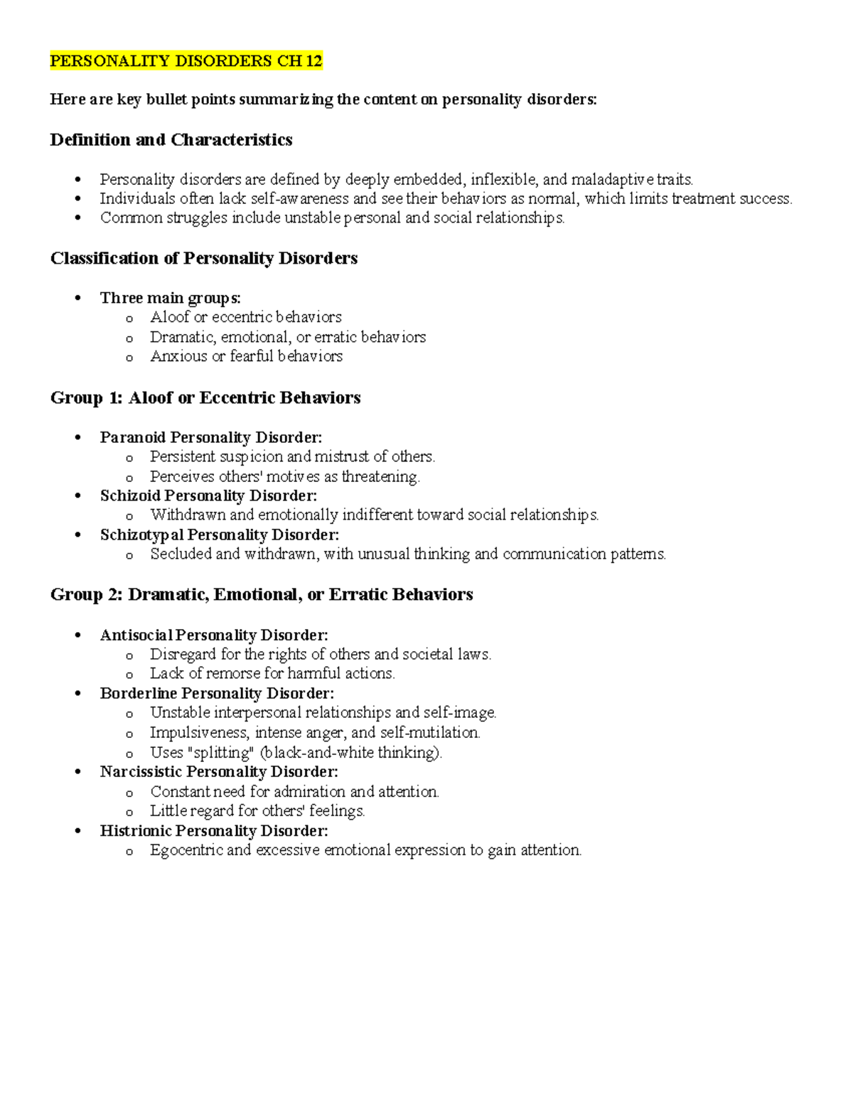 Midterm Study Guide for Course XYZ 101: Key Concepts and Topics ...
