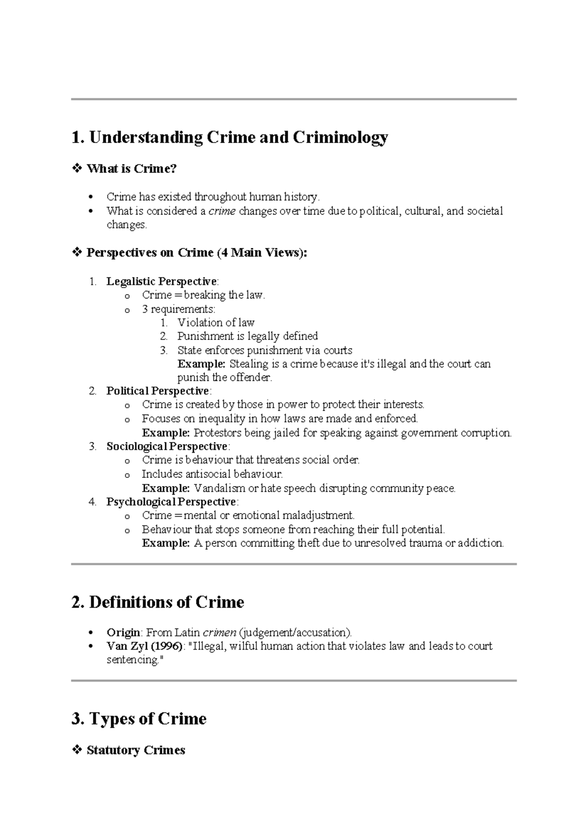 Understanding Crime and Criminology: Key Perspectives and Definitions ...