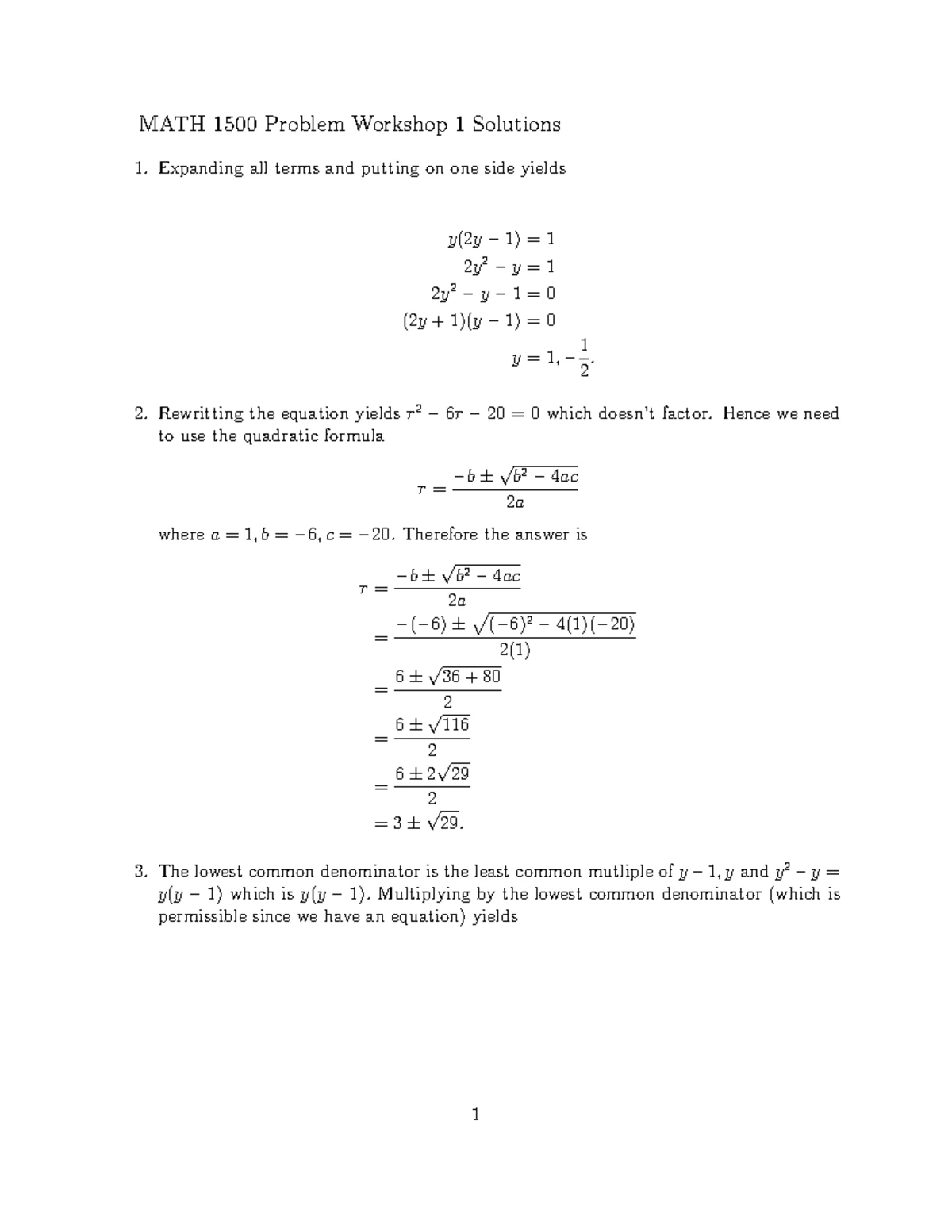 Math 1500 Test 3 Solutions - Fall 2022 Exam Answers - Studocu