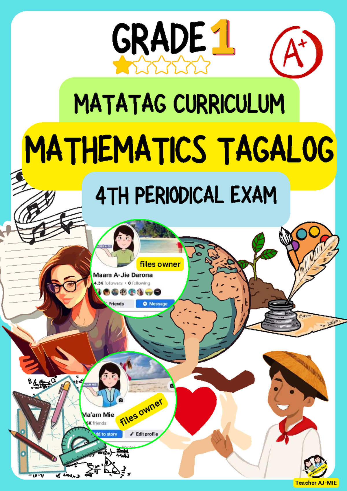Q4 MATATAG CURRICULUM GRADE 1 MATHEMATICS PERIODICAL EXAM - Studocu