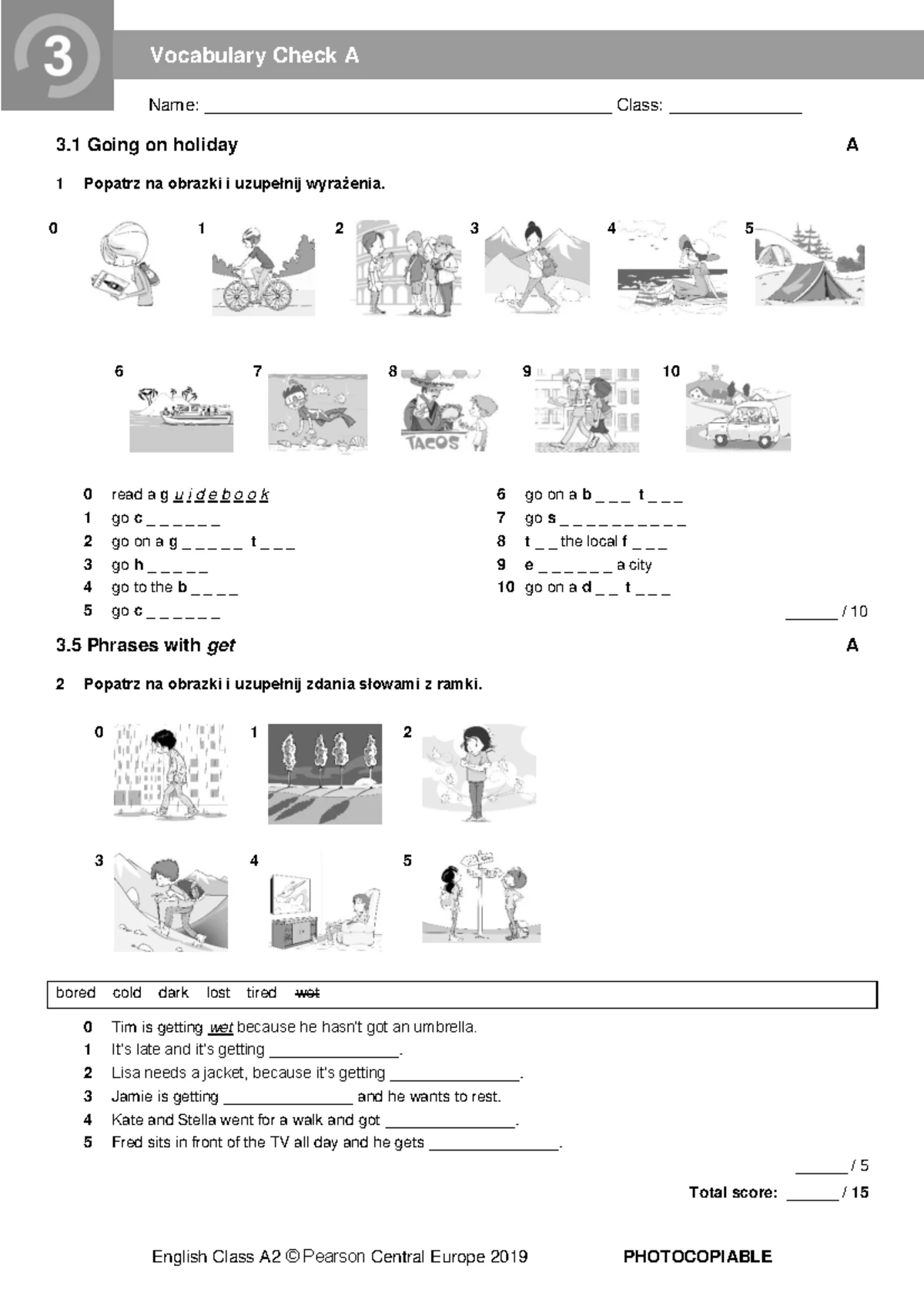 EC A2 Vocabulary Check 5A - Health Problems & Injuries - Studocu