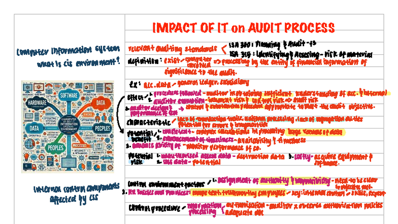 Impact of IT on the Audit Process: ISA Standards Overview - Studocu