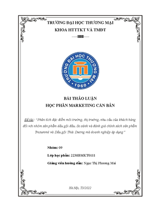 [Solved] Vit phn kt lun cho ti HNH VI MUA CA KHCH HNG TRN TH TRNG B2B ...